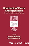 Handbook of flavor characterization