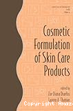 Cosmetic formulation of skin care products